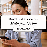 Girls’ Guide to Mental Health Resources in Malaysia Image of Girl looking at the phone sitting at the cafe