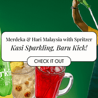 Spritzer Sparkling Campaign Merdeka Malaysia Day 2025 Kasi Sparkling Baru Kick