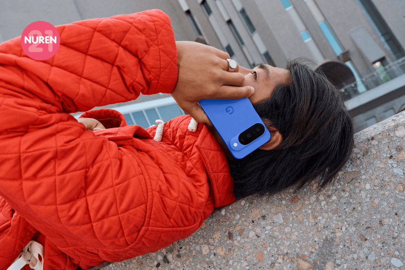 Google Pixel 10 in blue variation